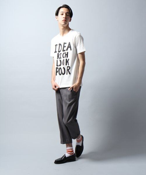 HARE(ハレ)の「フロントロゴカットソー(トップス・メンズ・オフホワイト/ブラック・L/M/S)」の10枚目の写真