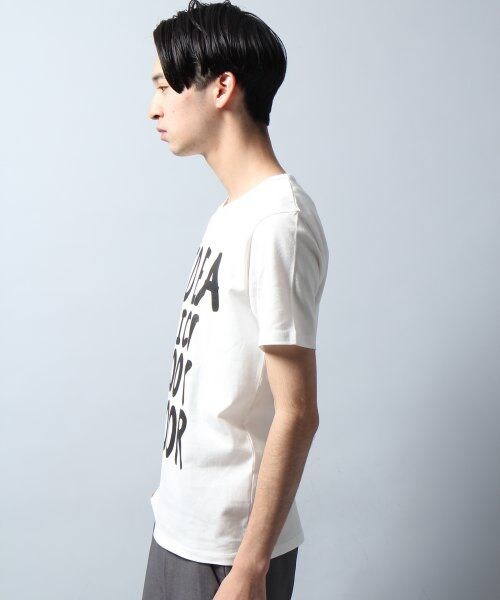 HARE(ハレ)の「フロントロゴカットソー(トップス・メンズ・オフホワイト/ブラック・L/M/S)」の3枚目の写真