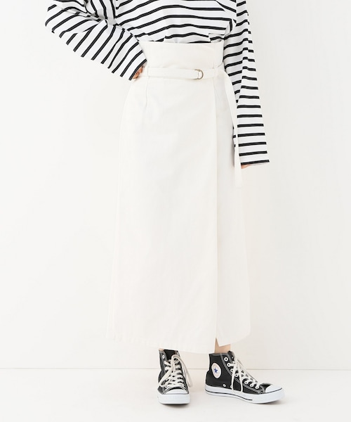 B.C STOCK(ベーセーストック)の「ホワイト(スカート・ホワイト/フリー/在庫あり)」の1枚目の写真