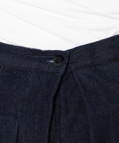 GRANDMA MAMA DAUGHTER（グランマママドーター）の「GRANDMA MAMA DAUGHTER/グランママドーター デニムプリーツスカート（スカート・INDIGO・1/0）」の4枚目の写真