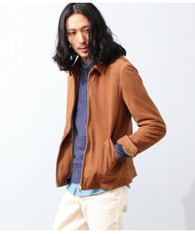 ADAM ET ROPE' ゴートスエード　シングルライダース　ゴートスキン ADAM ET ROPE'（アダムエロペ）の「ゴートスエード シングルライダース