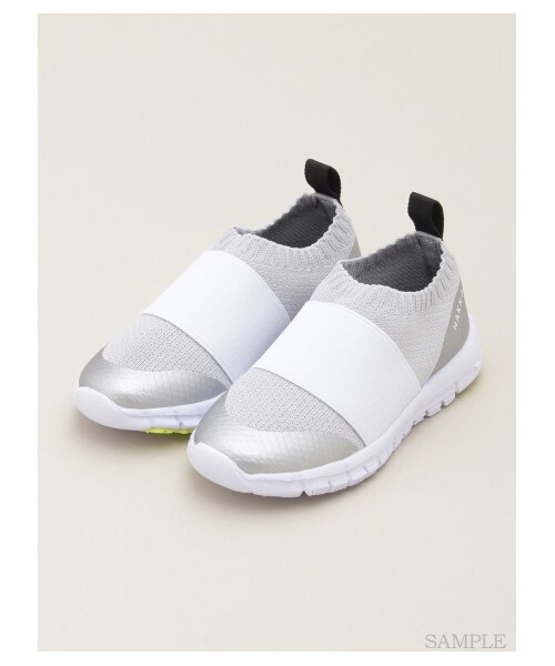 HAKKA KIDS（ハッカキッズ）の「メッシュニットスニーカー（シューズ・キッズ・ライトグリーン/グレー/ブラック・15.0/16.0/17.0/18.0）」の4枚目の写真