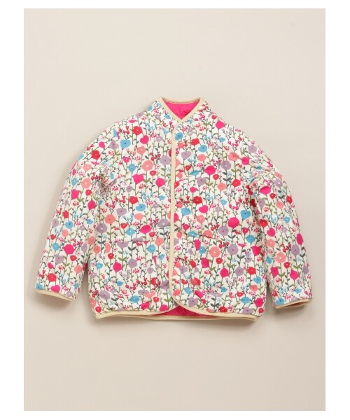 HAKKA KIDS（ハッカキッズ）の「サーモ中綿入りリバーシブルブルゾン（ジャケット/アウター・キッズ・イエロー/ピンク/ブルー・100/110/120）」の8枚目の写真