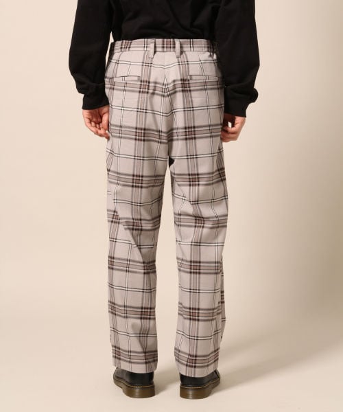 RAGEBLUE（レイジブルー）の「タータンチェックワイドパンツSS（パンツ・グレー系/ベージュ系/ネイビー系）」の13枚目の写真