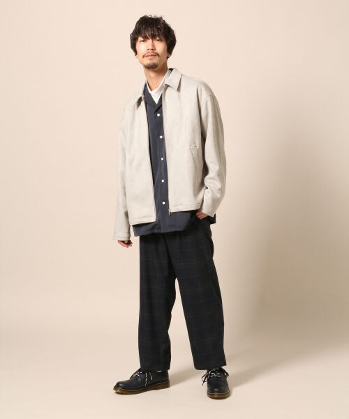 RAGEBLUE（レイジブルー）の「タータンチェックワイドパンツSS（パンツ・グレー系/ベージュ系/ネイビー系）」の7枚目の写真