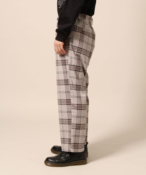 RAGEBLUE（レイジブルー）の「タータンチェックワイドパンツSS（パンツ・グレー系/ベージュ系/ネイビー系）」の12枚目の写真