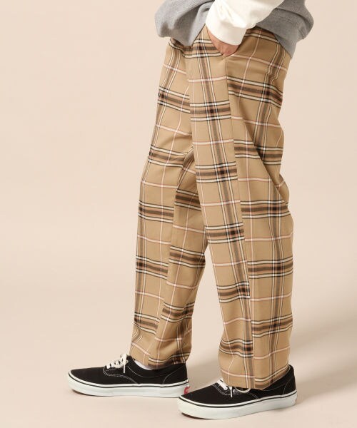 RAGEBLUE（レイジブルー）の「タータンチェックワイドパンツSS（パンツ・グレー系/ベージュ系/ネイビー系）」の10枚目の写真