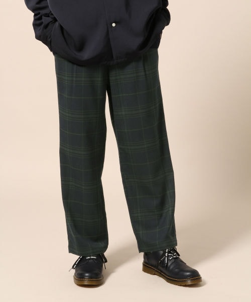 RAGEBLUE（レイジブルー）の「タータンチェックワイドパンツSS（パンツ・グレー系/ベージュ系/ネイビー系）」の11枚目の写真