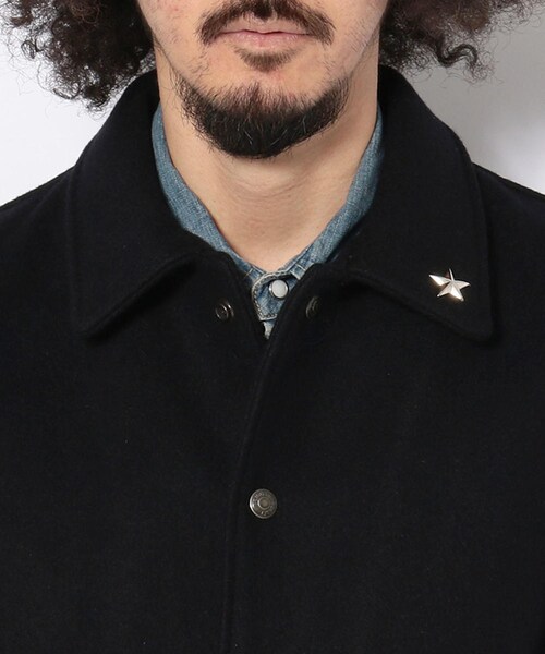 schott（ショット）の「780US MELTON COACH JACKET/メルトン コーチジャケット（ジャケット/アウター・メンズ・NAVY・NAVY/36 (残り1点)/NAVY/38 (販売中)/NAVY/40 (残りわずか)/NAVY/42 (再入荷メール受付中)）」の5枚目の写真