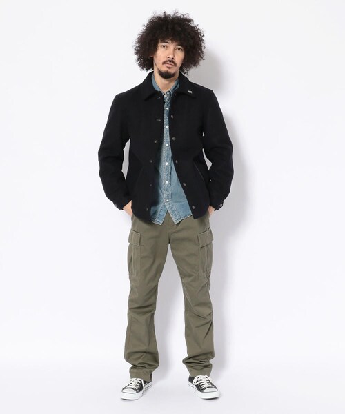 schott（ショット）の「780US MELTON COACH JACKET/メルトン コーチジャケット（ジャケット/アウター・メンズ・NAVY・NAVY/36 (残り1点)/NAVY/38 (販売中)/NAVY/40 (残りわずか)/NAVY/42 (再入荷メール受付中)）」の10枚目の写真