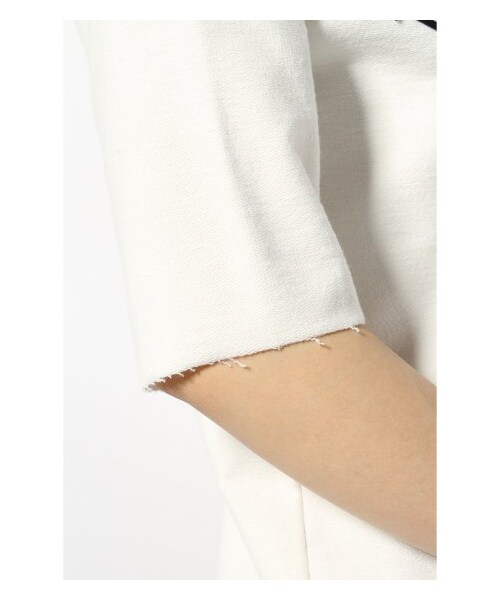 JOURNAL STANDARD（ジャーナルスタンダード）の「【HARVEY FAIRCLOTH /ハーヴェイ・フェアクロス】"VINYL" Tシャツ（カットソー・Ｔシャツ・レディース・イエロー/ホワイト・M）」の9枚目の写真