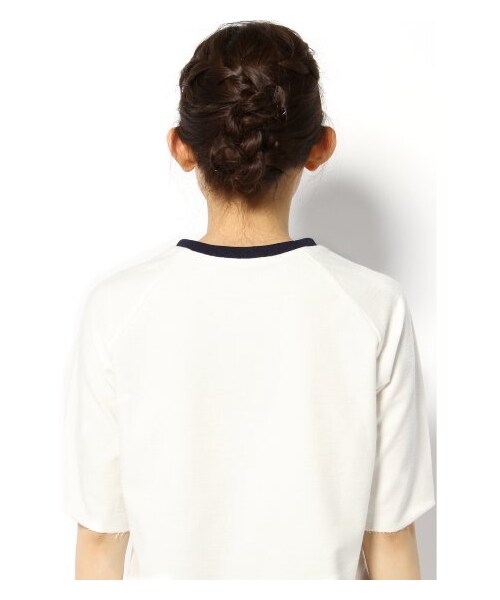 JOURNAL STANDARD（ジャーナルスタンダード）の「【HARVEY FAIRCLOTH /ハーヴェイ・フェアクロス】"VINYL" Tシャツ（カットソー・Ｔシャツ・レディース・イエロー/ホワイト・M）」の7枚目の写真