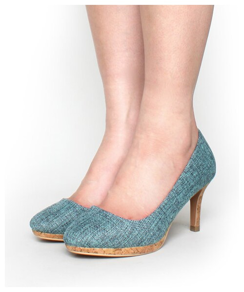 RANDA（ランダ）の「ジュートマテリアルパンプス/CS3317（ヒール7.5-9cm・レディース・グレー/ピンクベージュ/イエロー/ピンク/オレンジ/ベージュ/ブラック/ブルー・23.0/23.5/24.0/24.5/22.5/22.0）」の13枚目の写真