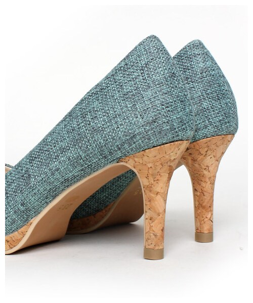 RANDA（ランダ）の「ジュートマテリアルパンプス/CS3317（ヒール7.5-9cm・レディース・グレー/ピンクベージュ/イエロー/ピンク/オレンジ/ベージュ/ブラック/ブルー・23.0/23.5/24.0/24.5/22.5/22.0）」の10枚目の写真
