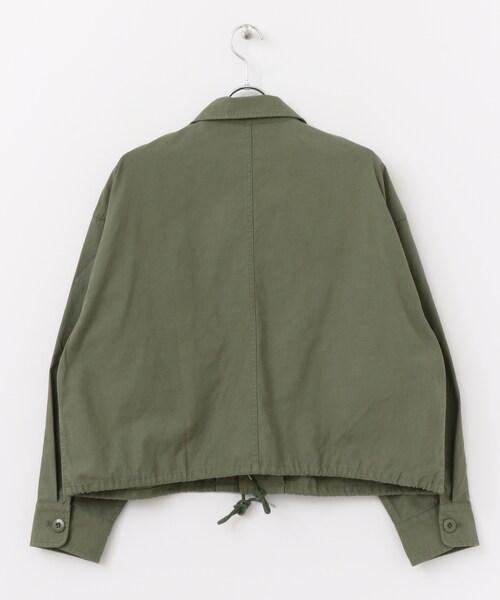 SENSE OF PLACE by URBAN RESEARCH(センスオブプレイスバイアーバンリサーチ)の「ミリタリージャケット(ジャケット/アウター・レディース・BEIGE/KHAKI/CHARCOAL・FREE)」の10枚目の写真