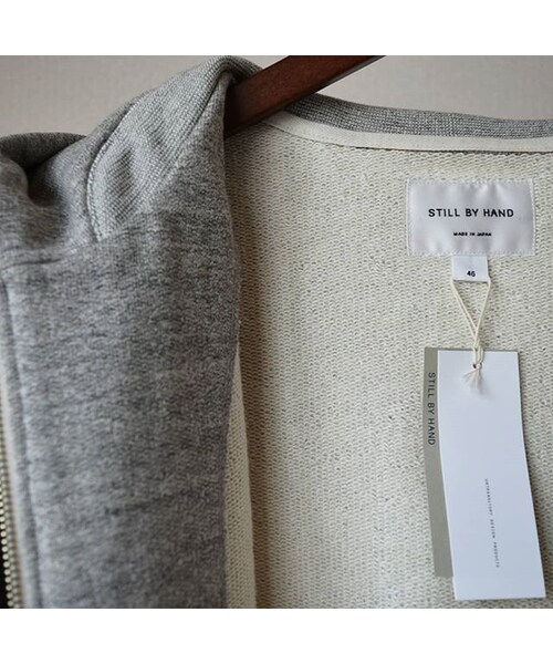 STILL BY HAND（スティルバイハンド）の「【スウェットパーカーの完成