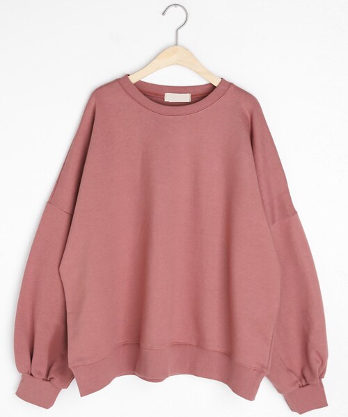 DHOLIC(ディーホリック)の「ドロップパフスリーブスウェット(スウェット・レディース・ブラック/ホワイト/ピンク・FREE)」の3枚目の写真