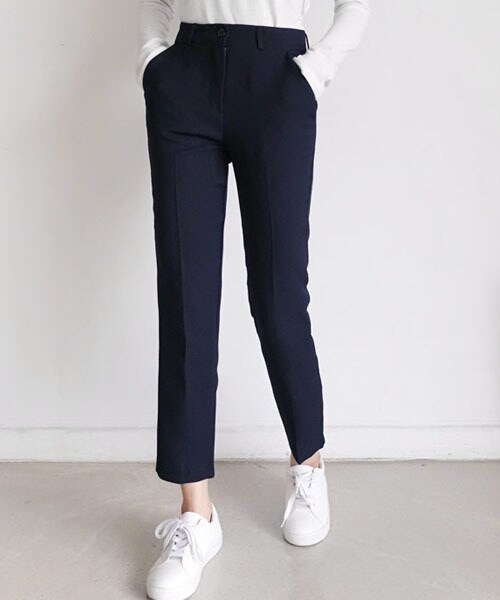 DHOLIC（ディーホリック）の「スリムスラックスパンツ（スラックス・レディース・ブルー/グリーン/その他/ブラック/ピンク・S/M/L）」の5枚目の写真