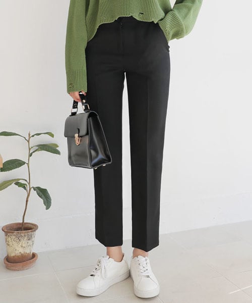 DHOLIC（ディーホリック）の「スリムスラックスパンツ（スラックス・レディース・ブルー/グリーン/その他/ブラック/ピンク・S/M/L）」の2枚目の写真