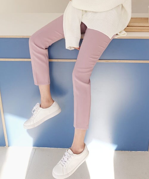 DHOLIC（ディーホリック）の「スリムスラックスパンツ（スラックス・レディース・ブルー/グリーン/その他/ブラック/ピンク・S/M/L）」の4枚目の写真