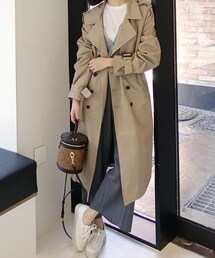 DHOLIC | ベルトSETルーズトレンチコート(トレンチコート)