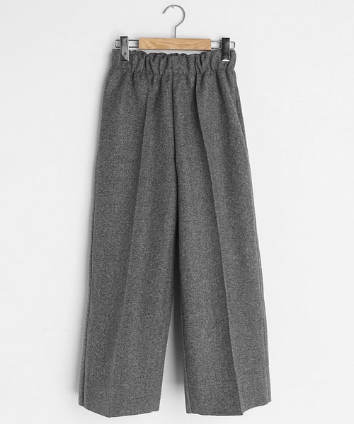 DHOLIC（ディーホリック）の「ウエストゴムワイドパンツ（その他パンツ・レディース・ベージュ/グレー/ブラック・FREE）」の3枚目の写真