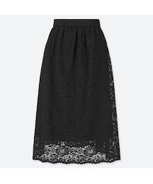 UNIQLO | レースギャザースカート(スカート)