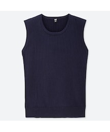 UNIQLO | UVカットスーピマコットンノースリーブセーター(ニット/セーター)