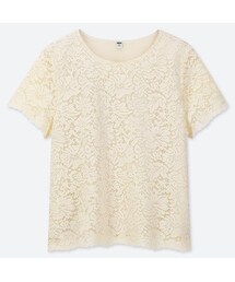 UNIQLO | レースＴ（半袖）(Tシャツ/カットソー)