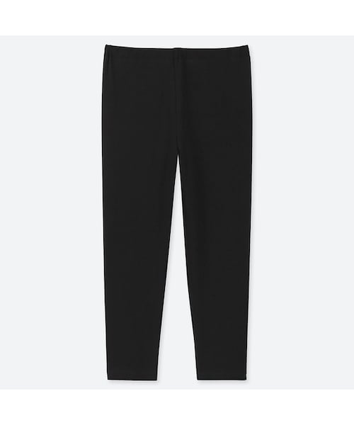 UNIQLO（ユニクロ）の「GIRLS レギンス（7分丈）（レギンス/スパッツ・キッズ・GRAY 03/BLACK 09・110/160/140/130/150/120）」の2枚目の写真