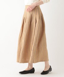 studio CLIP | リネン100マキシタックスカート[WEB先行予約](スカート)