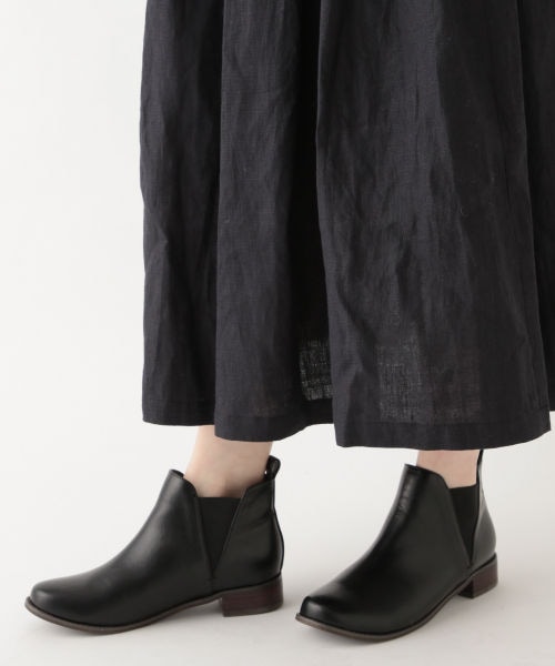 studio CLIP（スタディオクリップ）の「リネン100マキシタックスカート[WEB先行予約]（スカート・ストライプ/チャコール/オレンジ）」の12枚目の写真