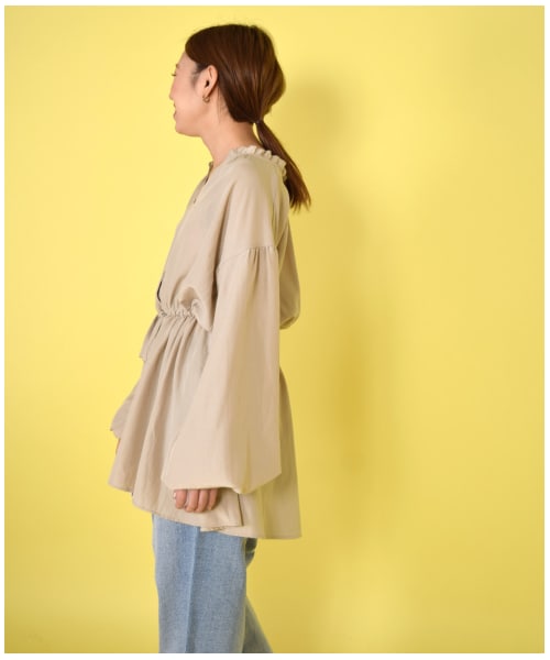 w closet（ダブルクローゼット）の「ウエストリボンギャザー