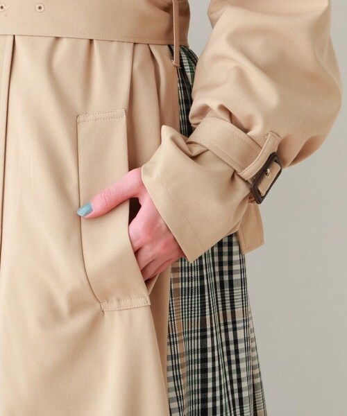 OZOC(オゾック)の「【2WAY】キルトライナー付ストレッチソフトトレンチコート(ジャケット/アウター・レディース・ベージュ(052)/ネイビー(093)/ベージュ(152)・36(S)/38(M))」の8枚目の写真