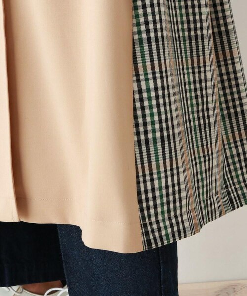 OZOC(オゾック)の「【2WAY】キルトライナー付ストレッチソフトトレンチコート(ジャケット/アウター・レディース・ベージュ(052)/ネイビー(093)/ベージュ(152)・36(S)/38(M))」の9枚目の写真