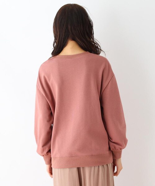 OZOC（オゾック）の「袖ギャザー裏毛スウェット（その他・レディース・グレー(012)/ブラック(019)/ナチュラル(050)/ピンク(072)・38(M)）」の8枚目の写真