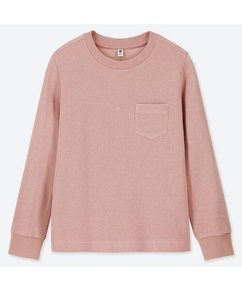 UNIQLO（ユニクロ）の「BOYS ポケツキクルーネックT（長袖）（Tシャツ