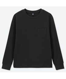 UNIQLO | BOYS ポケツキクルーネックＴ（長袖）(Tシャツ/カットソー)