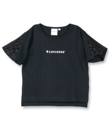 BRANSHES | 【★CONVERSE】袖レース半袖Tシャツ(Tシャツ/カットソー)