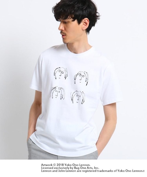TAKEO KIKUCHI（タケオキクチ）の「JOHN LENNON ILLUSTRATION Tシャツ