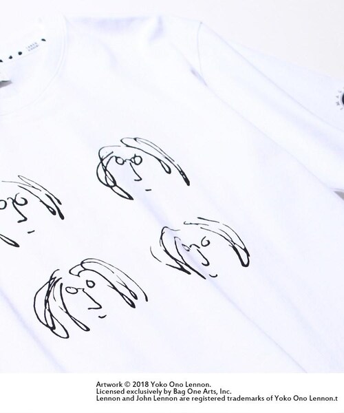 TAKEO KIKUCHI（タケオキクチ）の「JOHN LENNON ILLUSTRATION Tシャツ