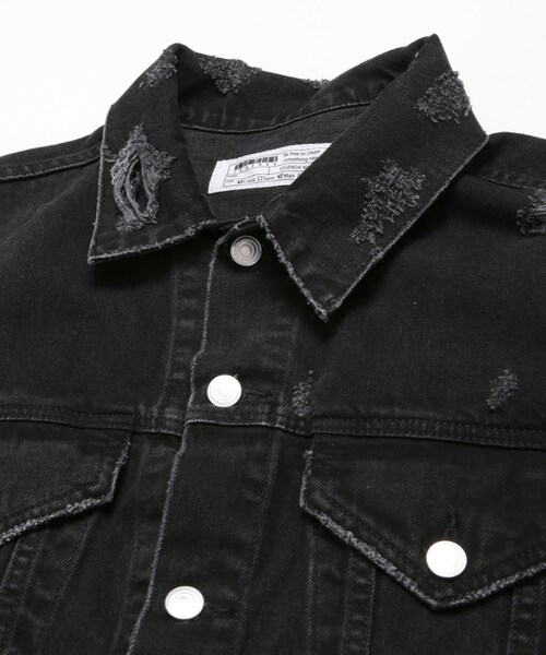 LEGENDA（レジェンダ）の「HARD CRASH ロング丈ルーズデニムジャケット 