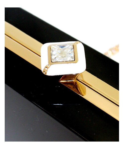 ANAP（アナップ）の「クリアーパーティミニバッグ（バッグ・レディース・ピンク/ブラック/ブルー・one size）」の12枚目の写真