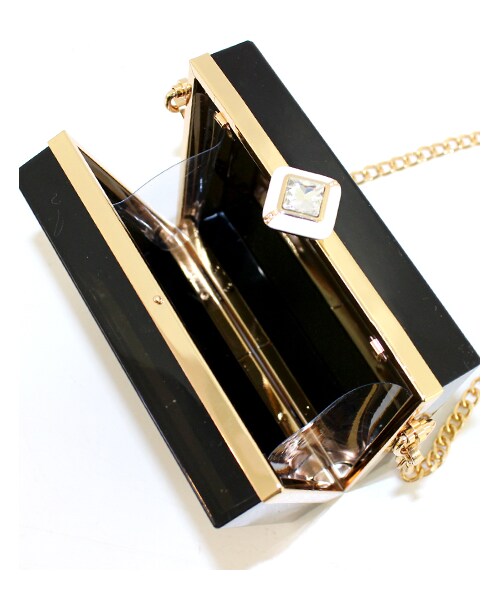 ANAP（アナップ）の「クリアーパーティミニバッグ（バッグ・レディース・ピンク/ブラック/ブルー・one size）」の10枚目の写真