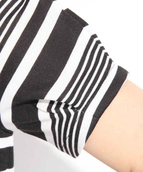 LOWRYS FARM（ローリーズファーム）の「シャツレイヤードプルオーバーショートスリーブ（トップス・レディース・ネイビー/サックスブルー/ブラック/オフ・Ｌ/Ｍ）」の9枚目の写真