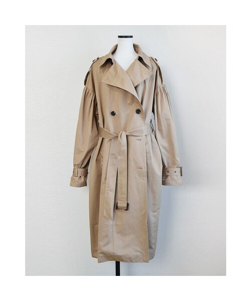 no brand（ノーブランド）の「[ RE-ARRIVAL ]バルーン袖オーバートレンチコート（トレンチコート・レディース・その他）」の9枚目の写真