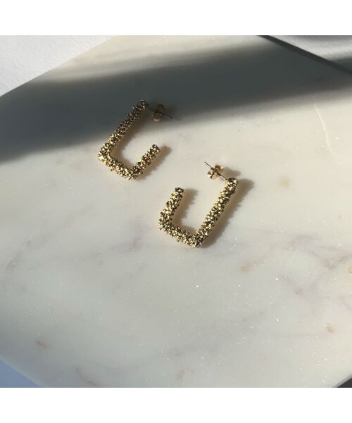 no brand（ノーブランド）の「スクエアピアス（ピアス（両耳用）・レディース・その他）」の2枚目の写真