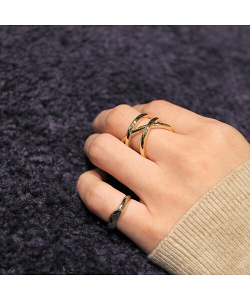 no brand（ノーブランド）の「wave ring（リング・レディース・その他）」の4枚目の写真