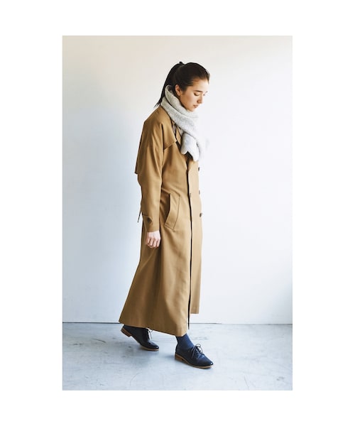 avecmoi（アヴェクモワ）の「avecmoi ノーカラートレンチコート