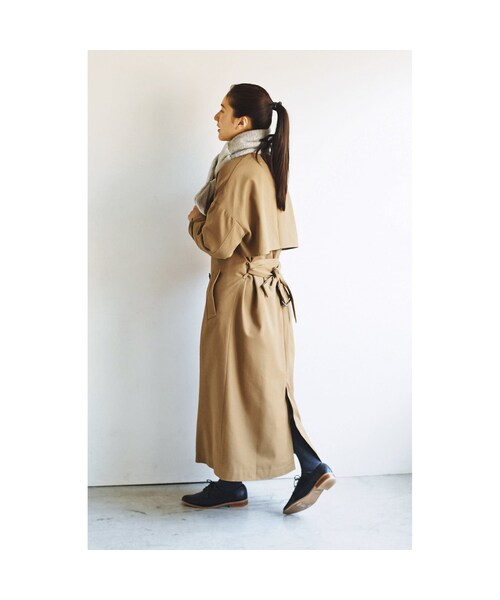 avecmoi（アヴェクモワ）の「avecmoi ノーカラートレンチコート